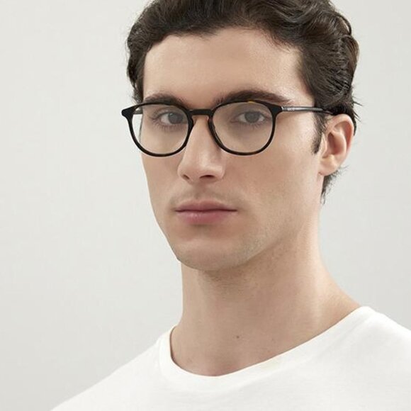 Gucci GG0551O 019 Eyeglasses Transparent Grey 55mm Square Frame - Picture 3 of 12